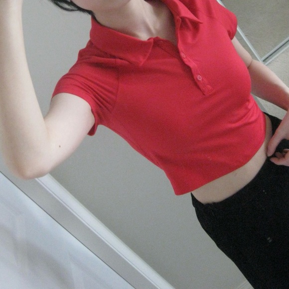 TNA TNAction Contest Pink Polo Cropped T-Shirt - Picture 6 of 11